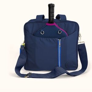 Posh pickler Navy Convertible pickle ball Backpack